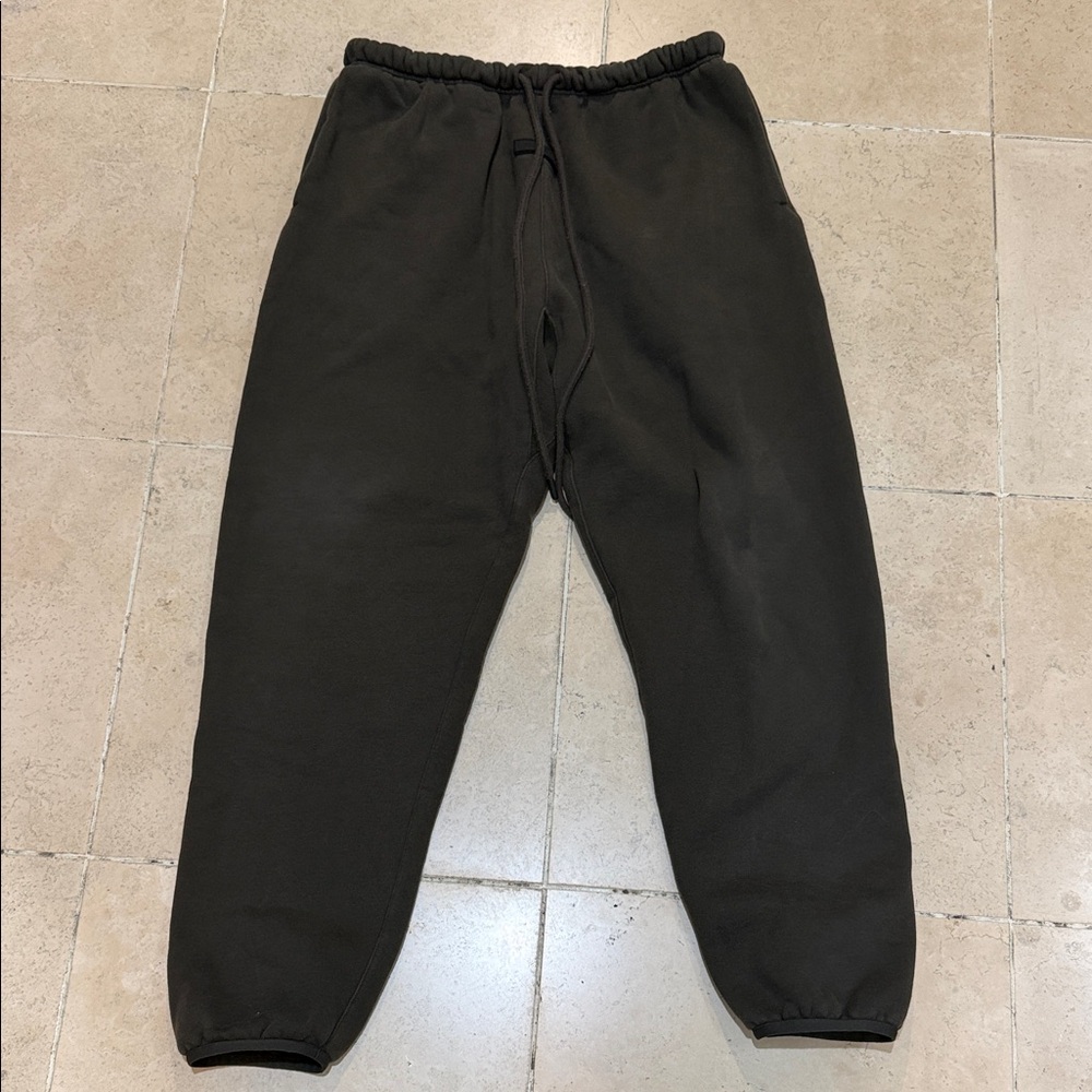 Fear of God Essentials Olive Green Joggers